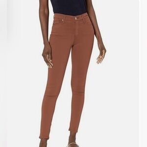 AG Womens Farrah Ankle Jeans High Rise Skinny Luscious Stretch Sateen Size 32